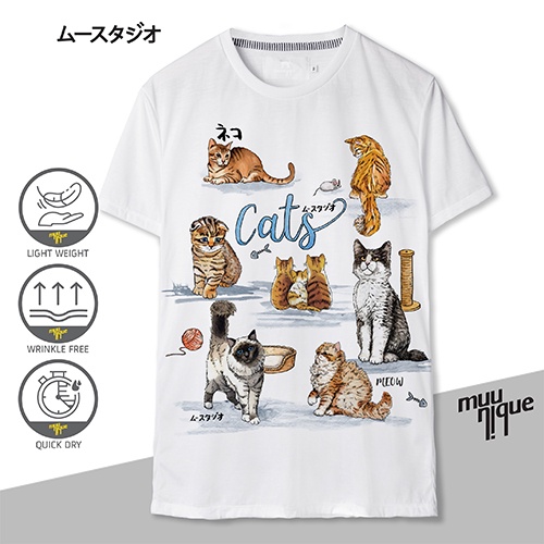 MUUNIQUE Graphic P. T-shirt เสื้อยืด รุ่น GPT-365