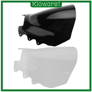 [Kloware1] กระจกกันลมด้านหน้า อุปกรณ์เสริม สีดํา สําหรับ Honda 400 600Cc 2001-2008