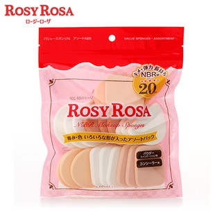 Rosy Rosa Value Sponge NBR  Assort 20P