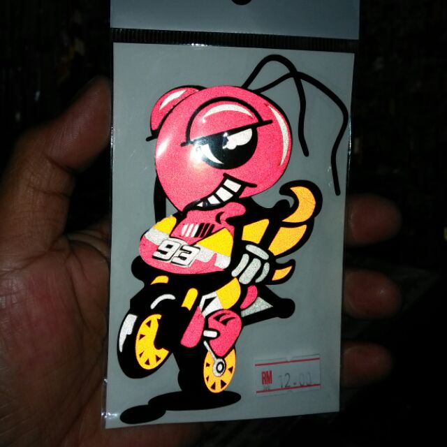 สติ๊กเกอร์ 93 MARQUEZ / MOTOR STIKER