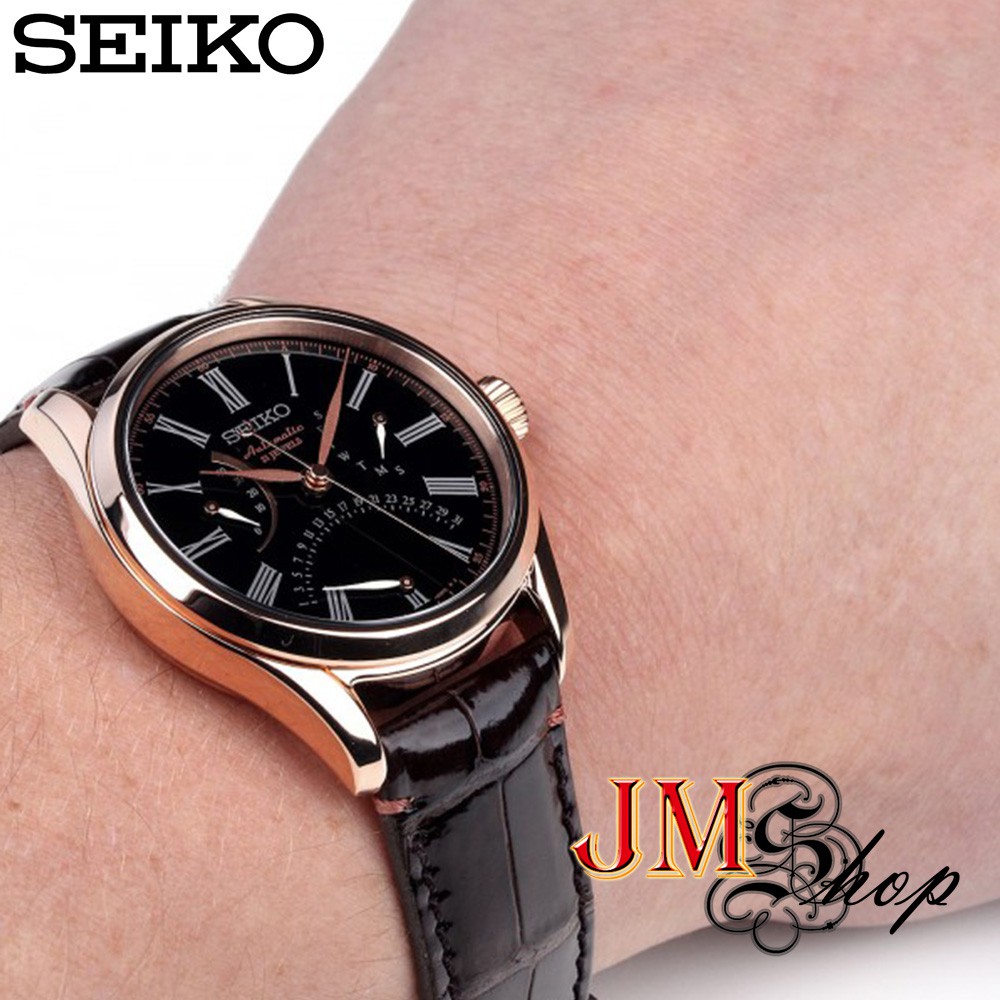 Seiko Presage Lacquer Dial Automatic นาฬิกาข้อมือผู้ชาย สายหนังแท้ รุ่น  SARD012J / SARD012J1 | Shopee Thailand