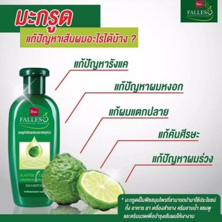 แชมพู falless ลดปัญหาผมขาดหลุดร่วงและบำรุง 180 ML และ 300 ml