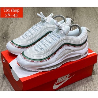 รองเท้าNike Air Max 97 ใหม่ล่าสุด🔥【✅พร้อมกล่อง+อุปกรณ์👍】รองเท้าไนกี้ รองเท้าแฟชั่น รองเท้าผู้ชาย/หญิง-Unisex รองเท้าวิ่ง