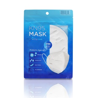 KN95 mask มาตรฐาน GB2626-2019 Surgemask หน้ากาก N95 ประสิทธิภาพในการกรองสูงที่สุด *แบบซอง