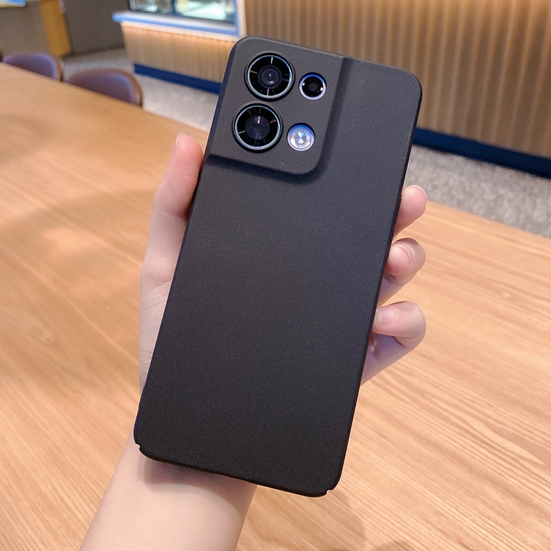 Oppo Reno 8 Reno8 Pro 5G เคสแข็ง PC ด้านหลังทราย บาง เคสโทรศัพท์ - รูปที่ 3