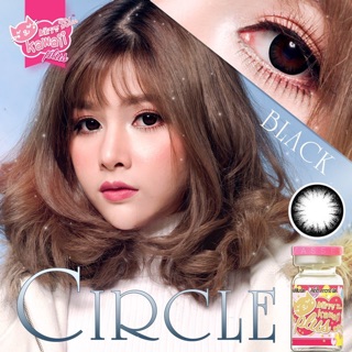 คอนแทคเลนส์ Kitty Kawaii Circle(Brown,Black) ค่าสายตา 0.00 ถึง -5.00