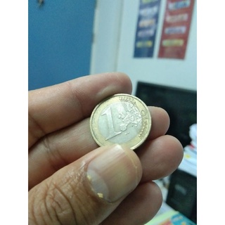 เหรียญ 1 ยูโร 2002 ของแท้