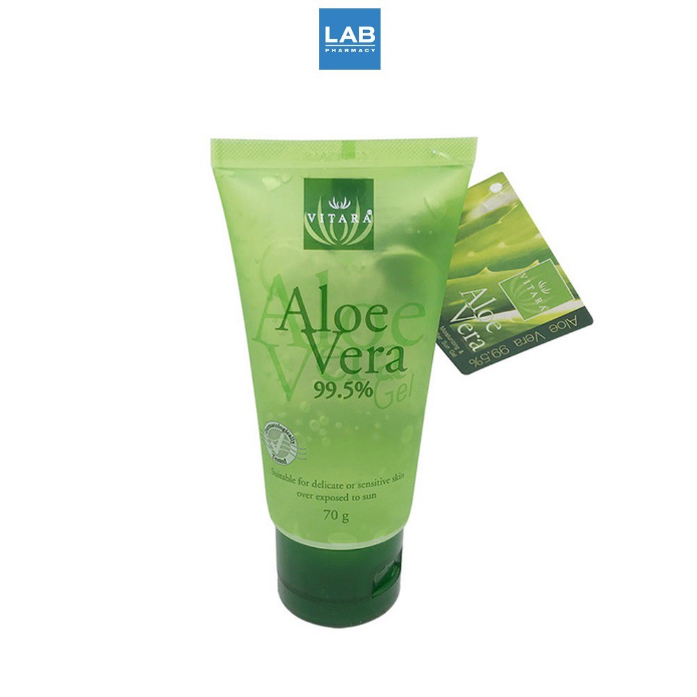 VITARA ALOE VERA GEL 99.5% - ไวทาร่า เจลว่านหางจระเข้ สำหรับผิวหน้า ผิวกาย หรือทาหลังออกแดด — صورة 2