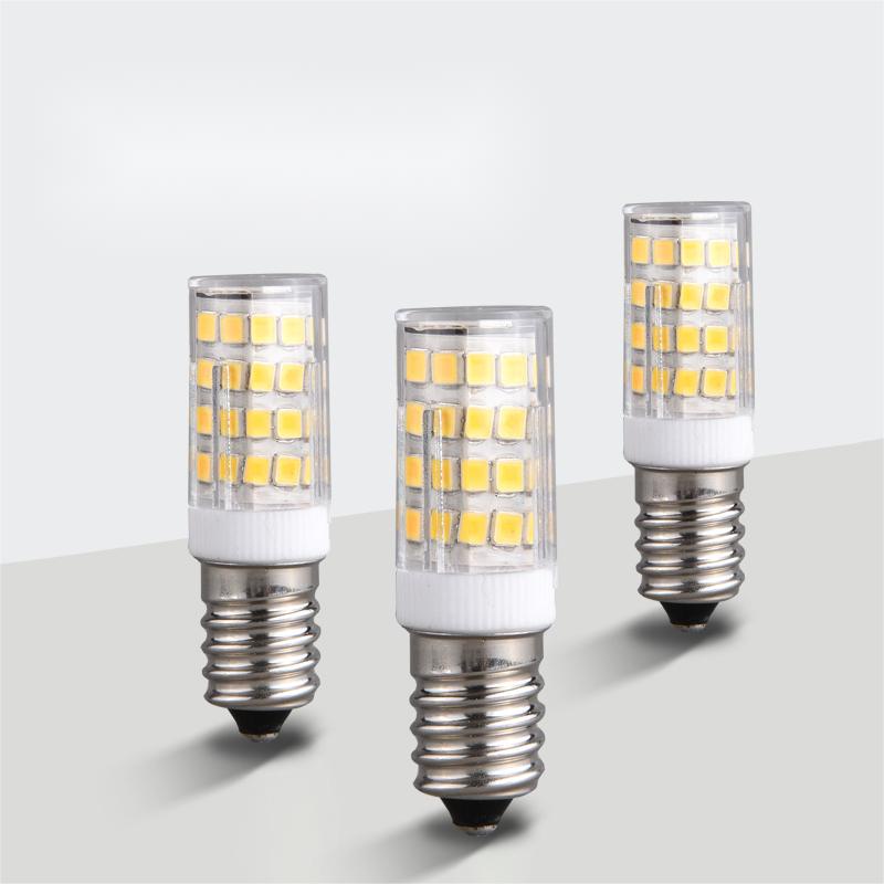หลอดไฟLED หลอดตู้เย็น หลอดศาลเจ้า 5W ขั้วE12 E14 E17 สีขาว สีวอร์ม วัสดุ เซรามิก พลาสติก กล่องรวมใส่กันได้ทุกรุ่น รูปที่ 3