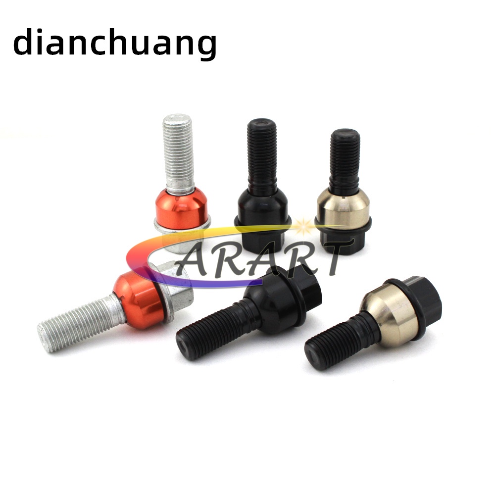 M14*1.5 รถยางล้อ Lug Nut Bolts สําหรับ Audi Q7 Volkswagen forTouareg Porsche Cayenne สําหรับ 1 ชิ้น