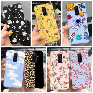 เคสโทรศัพท์มือถือซิลิโคนลายเสือดาวสําหรับ Samsung Galaxy J8 J6 J4 2018 Samsung J4 Plus J610F