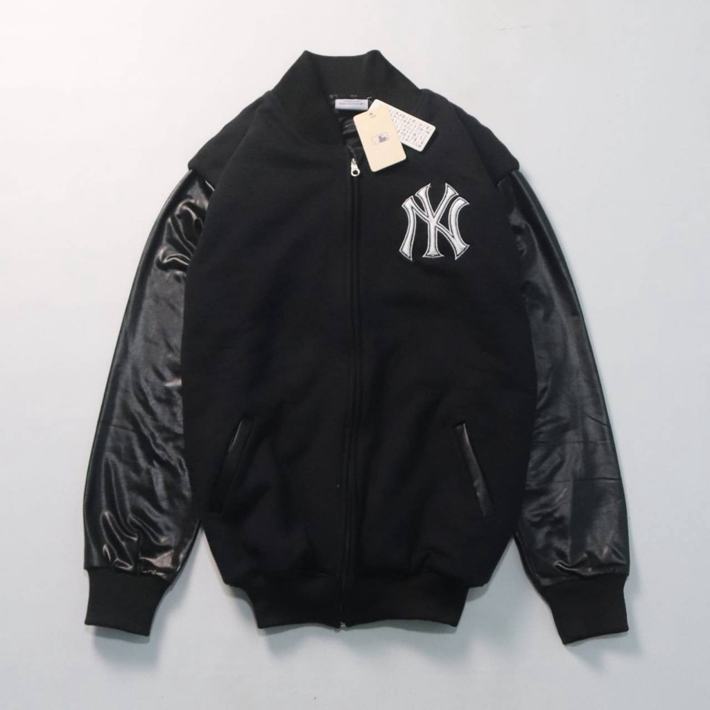 เสื้อแจ็คเก็ต VARSITY MLB NEW YORK FULL เย็บปักถักร้อย - เสื้อแจ็คเก็ต SWETER VARSITY HYPEBEAST MLB 