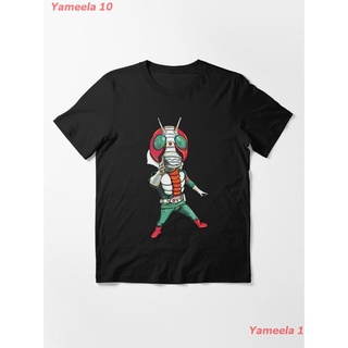 เสื้อยืดผ้าฝ้ายพิมพ์ลายขายดีKamen Rider Version 3 Essential T-Shirt เสื้อยืดพิมลาย เสื้อยืดผู้หญิง เสื้อยืดผู้ชาย เสื้อย