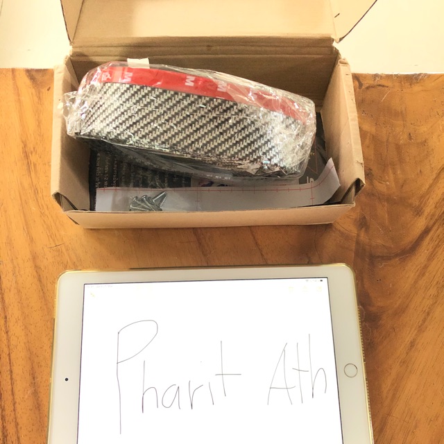 ลิ้นยางกันกระแทก Samurai แท้ 100% (ลายคาร์บอน)