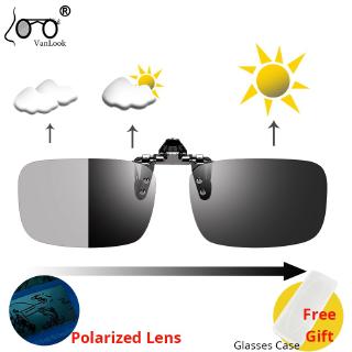 photochromic polarized แว่นกันแดดเลนส์สีเหลืองสําหรับขับรถกลางคืน 100%