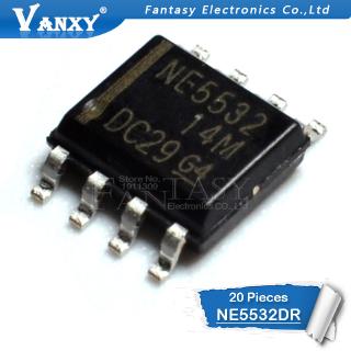 20PCS NE5532DR SOP8 NE5532 SOP N5532 5532DR SOP-8 SMD new and original IC