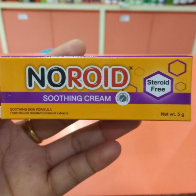 NOROID SOOTHING CREAM 5กรัม โนรอยด์ซูทติ้ง ครีมสำหรับผิวแพ้ง่ายและผิวแห้ง