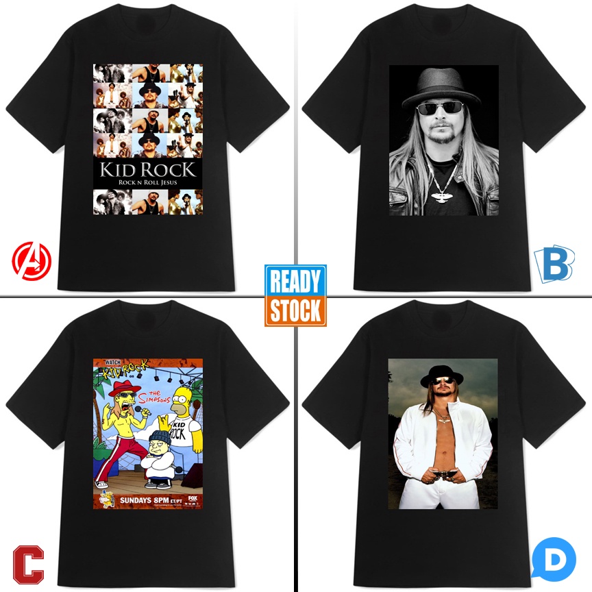 KATUN Kid Rock เสื้อยืดลําลองผ้าฝ้าย