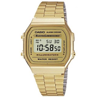 นาฬิกาข้อมือผู้ชาย/หญิง casio ระบบดิจิตอล รุ่น A168WG-9WDF ประกัน cmg 1 ปี