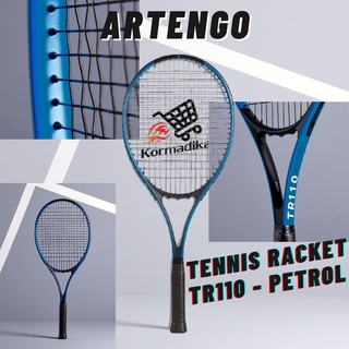 แร็คเกตเทนนิส ไม้เทนนิส เทนนิส แร็คเกตเทนนิสสำหรับผู้ใหญ่ ARTENGO Adult Tennis Racket TR110 - Petrol