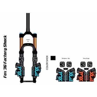 สติกเกอร์ติดโช๊ค Fox36 2021