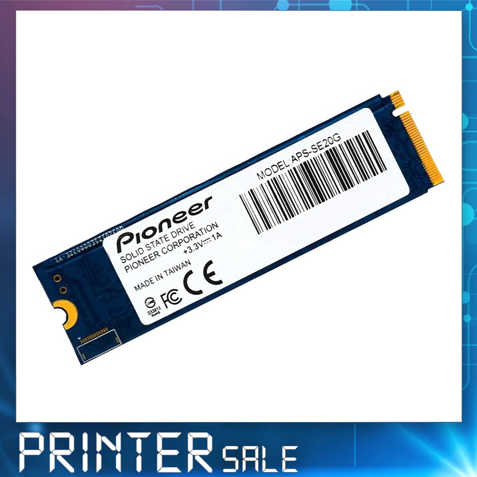 Pioneer SSD APS SE20G V.2019 NVMe PCIe Gen3x4 512GB M.2 RW3400 / 1200 MB/s #2