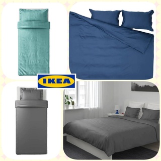 IKea ​✴️แท้ LUKTJASMIN ลุคต์ยัสมิน ปลอกผ้านวม+ปลอกหมอน ทอลายซาตินจากเส้นใยไลโอเซลล์ผสมเส้นใยฝ้าย เนื้อผ้าเงางามดุจผ้าไหม