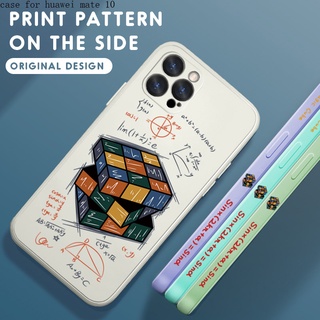 Huawei Mate 20X 20 10 Pro หัวเว่ย สำหรับ Case Rubiks Cube เคส เคสโทรศัพท์ เคสมือถือ