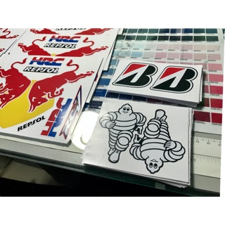 สติกเกอร์ DECAL MUDGUARD REDBULL HONDA RS150 RSX