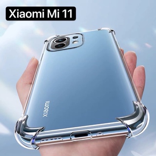 08 [ เคสใสพร้อมส่ง ] Case xiaomi 11 เคสโทรศัพท์  เสียวมี่ 11  เคสใส เคสกันกระแทก case xiaomi11  ส่งจากไทย