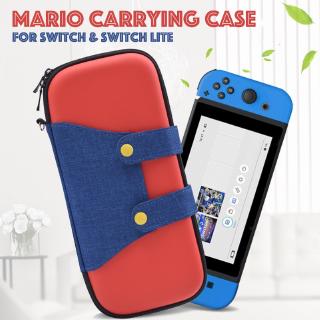 กระเป๋าเคสสำหรับ Nintendo Switch &amp; Switch Lite Mario Case EVA กันน้ำ