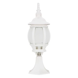 Pole light BLUK LAMP 0710/S/WH CLASSICT ALUMINIUM /GLASS CLASSIC WHITE External lamp Light bulb ไฟหัวเสา ไฟหัวเสา 0710/S