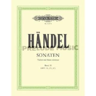 (โค้ดINCSM2Lลด70฿) (VIolin) Handel: Sonatas Vol.2 (EP4157b)