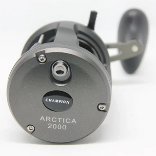 CHAMPION ARCTICA รอกเบทจิ๊กกิ้งสปูลโลหะมีตัวเกลี่ยสาย ใช้งานง่าย