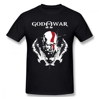 Wanyg เสื้อยืดลําลอง แขนสั้น คอกลม พิมพ์ลาย Kratos God Of War ระบายอากาศ สไตล์วินเทจ เหมาะกับการวิ่ง เล่นกีฬา ฟิตเนส ของ