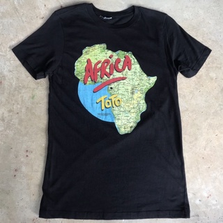 vtg.T-Shirt เสื้อวง TOTO AFRICA 1982 MADE IN USA Sz.XS 100% COTTON