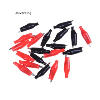 (Universing) ปากจระเข้พลาสติก สีแดง สีดํา 20 ชิ้น