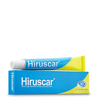 HIRUSCAR  Allium Cepa with MPS for scar and keloid care 7 grams ฮีรูสการ์ เจลสำหรับผิวที่มีปัญหาแผลเป็น