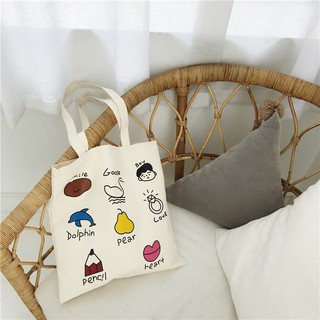 krapaorao กระเป๋า Drawing tote bag รหัส 057