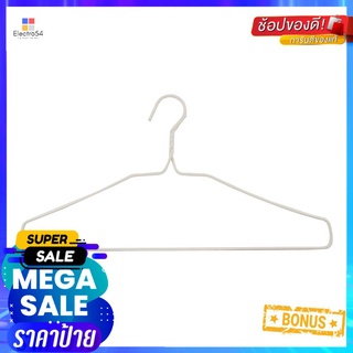 ไม้แขวนเสื้อเคลือบPVC ขาว PLIM (1x12)CLOTHES HANGER PLIM PACK WHITE 12EA