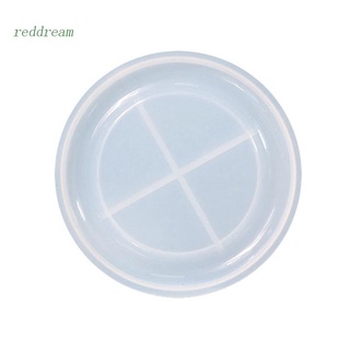 Redd แม่พิมพ์ซิลิโคนเรซิ่น ทรงกลม สีแดง สําหรับตกแต่งบ้าน DIY