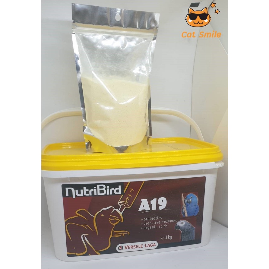 อาหารลูกป้อน สำหรับลูกนก ลูกป้อน ที่ต้องพลังงานไขมันสูง นูทรี เบิร์ด เอ 19 ( Nutribird A19 ) แบ่งขาย