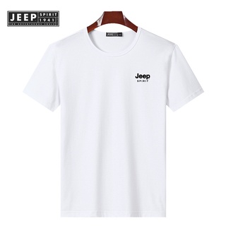 JEEP SPIRIT 1941 ESTD ใหม่ เสื้อยืดลําลอง แขนสั้น ผ้าฝ้าย เหมาะกับฤดูร้อน สําหรับผู้ชาย