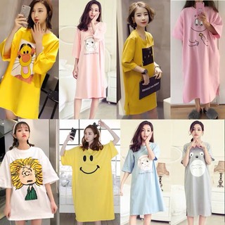 ผ้าซาตินหนา🚨cotton ชุดนอนเซ็กซี่ new cartoon nightwear Women sexy sleepwear ชุดนอนเซ็กซี่ กระโปรง ผ้าซาติน ถูกที่สุด🚨