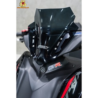 96.บังไมล์ ชิวหน้า AEROX155 NEW 2021 GTR หนา 2มิล YAMAHA*ใส-ฟิล์ม 03