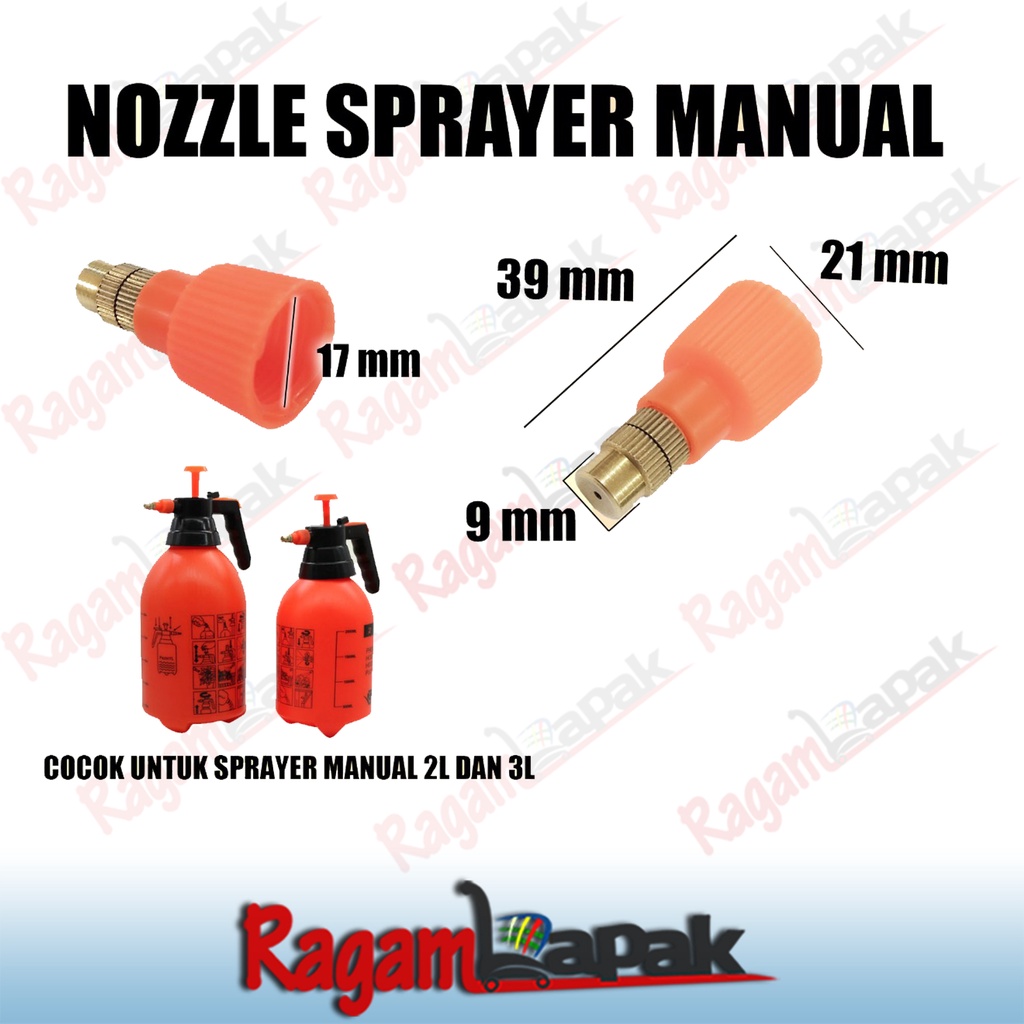 NOZZLE / SPRAYER / MANUAL / HAND SPRAYER NOZZLE HEAD 2 - 3 LITERS