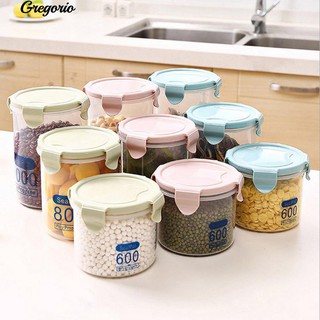 Gregorio ดล่องพาสติกใส สำหรับจัดเก็บอาหาร