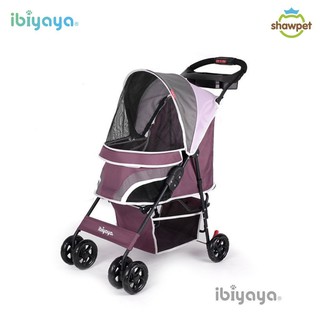 Ibiyaya รถเข็นสุนัข แบบ4ล้อ FS1410 City Car Pet Stoller รับน้ำหนักได้ 15 Kg.