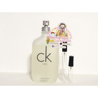 น้ำหอมแท้แบ่งขาย Calvin Klein CK One EDT