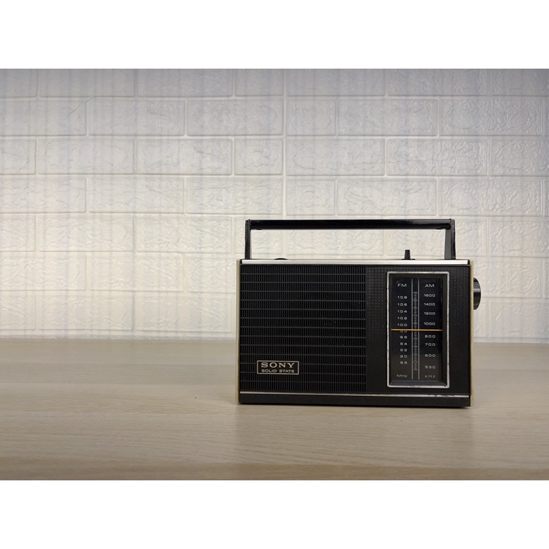 วิทยุวินเทจ Sony FM/AM - Super Sensitive TFM-7100W